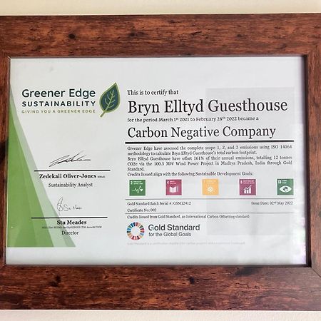 منزل الضيف بلايناو-فيستينيوج  في Bryn Elltyd Eco House المظهر الخارجي الصورة